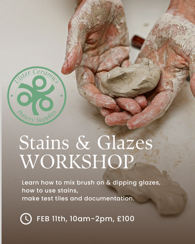 Stains & Glazes Workshop 11th FEB 2025